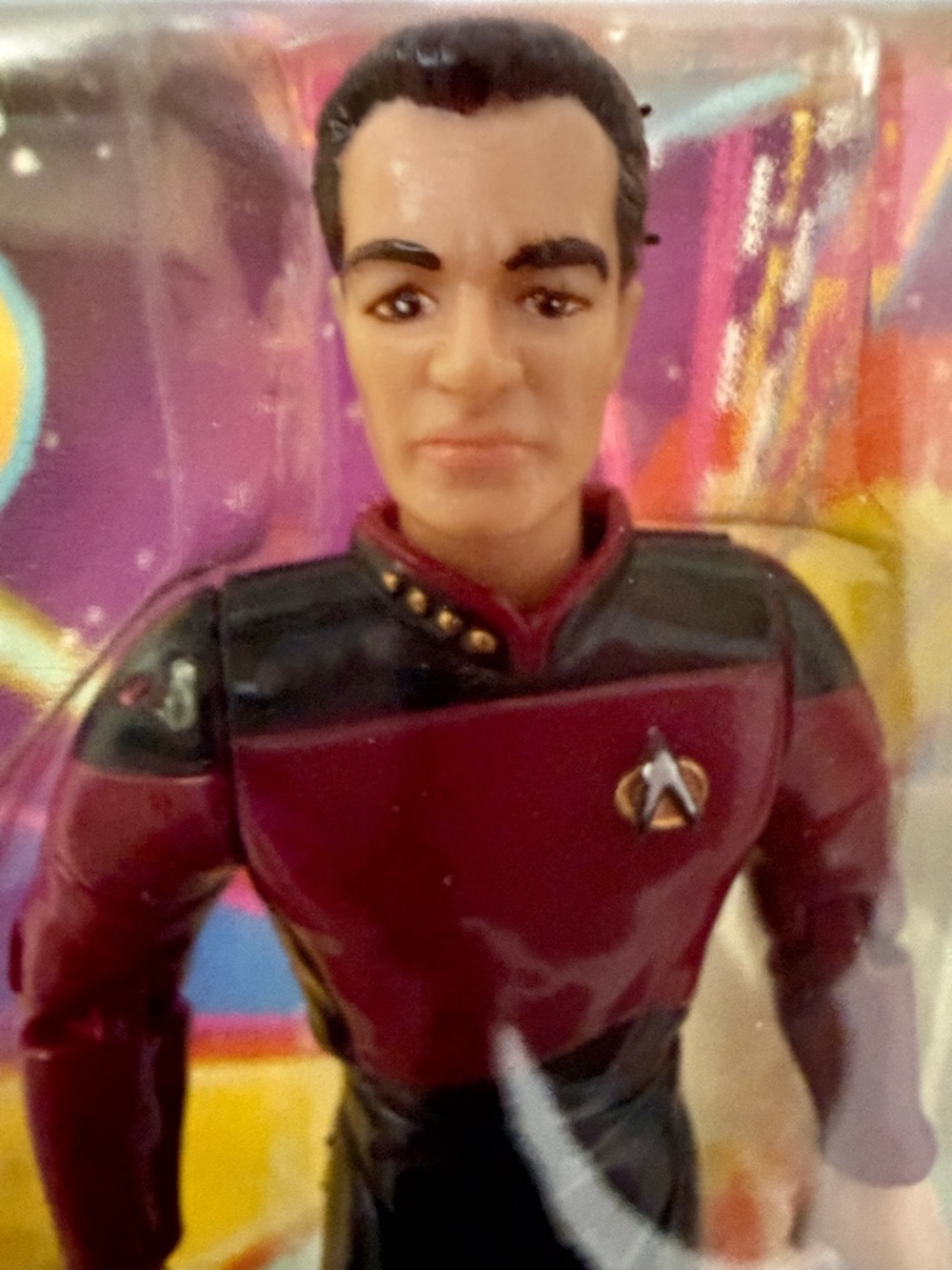 1993 Star Trek TNG Q in Starfleet Uniform Action Figure by Playmates